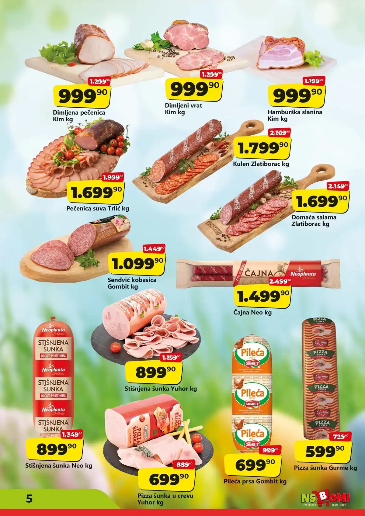 NS Bomi katalog sniženja i ušteda NS Bomi kataloška ponuda sniženja