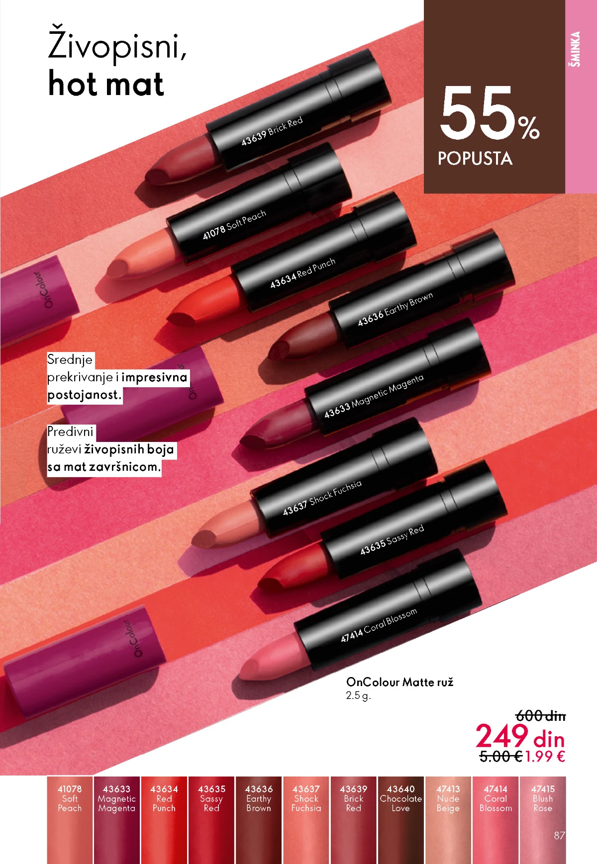 Oriflame katalog sniženja Oriflame kataloška ponuda sniženja