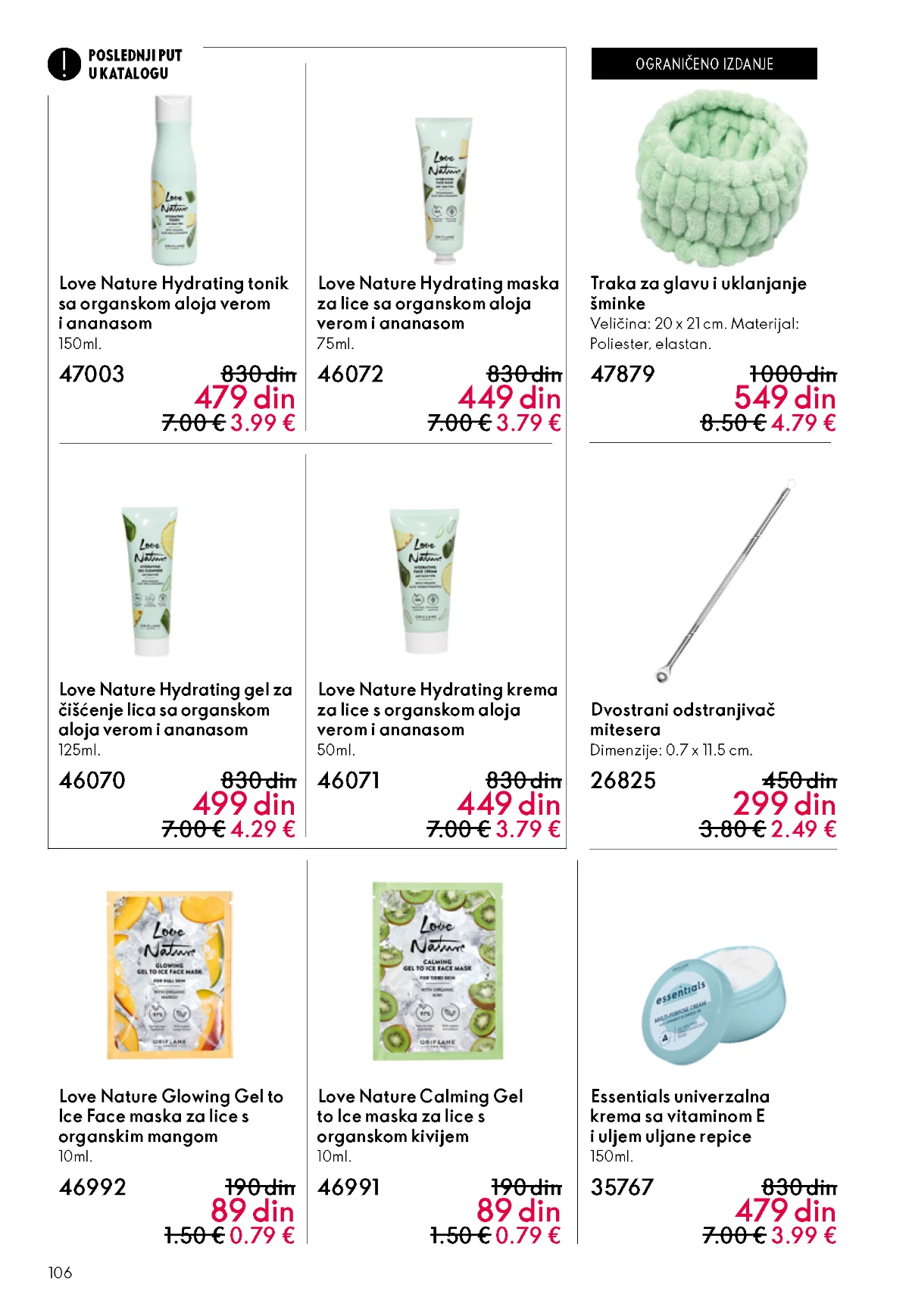 Oriflame katalog sniženja Oriflame kataloška ponuda sniženja