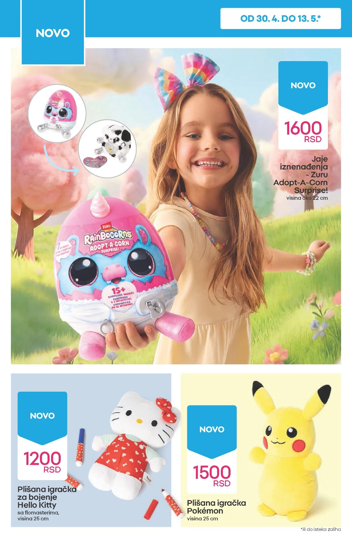 Pepco igračke set za narukvice plastelin i dečije igračke akcija do 13.05.2026 strana 6