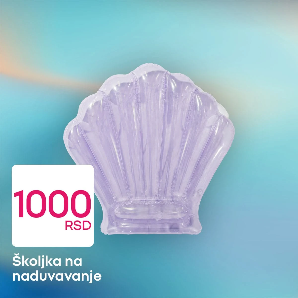 Pepco školjka na naduvavanje po ceni od 1000 RSD