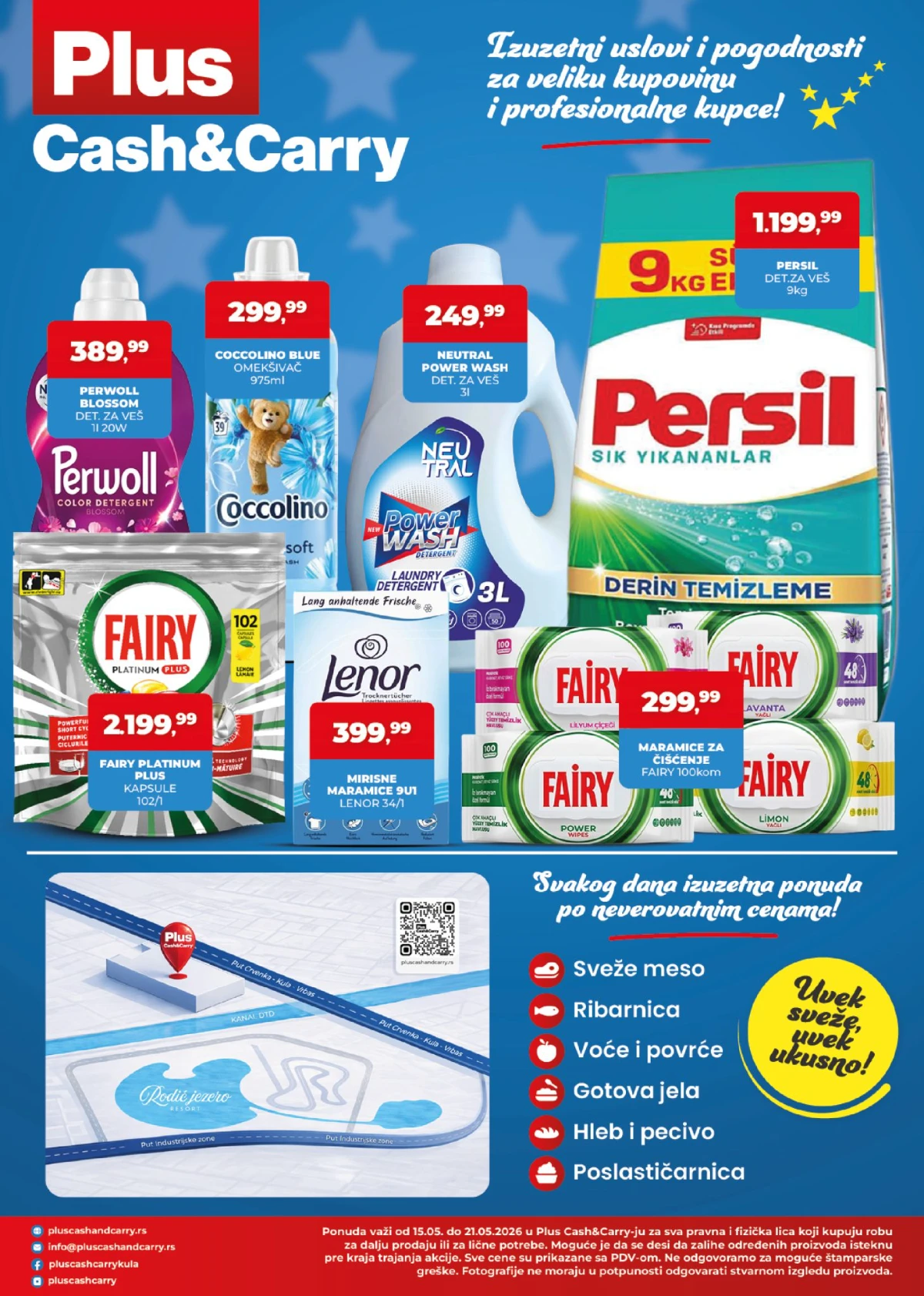 Plus Cash & Carry katalog strana 4 – Persil, Fairy i Coccolino proizvodi na akciji