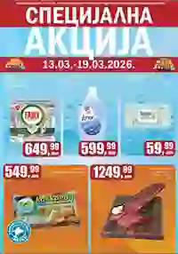 Prodavnica Sunce specijalna akcija katalog – sniženja prehrane i pića do 19. marta 2026