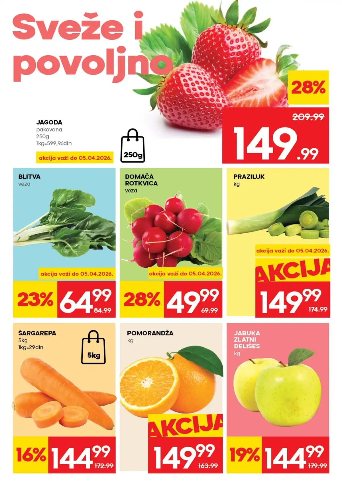 RODA katalog sniženja do 08. aprila 2026. – strana 14 RODA nedeljna akcija do 08. aprila 2026. strana 14 higijena Srbija