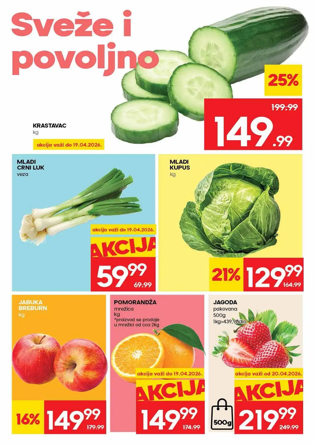 RODA katalog sniženja do 22 aprila 2026. – strana 2 RODA nedeljni katalog akcija do 22 aprila 2026. strana 2 prehrambeni proizvodi Srbija