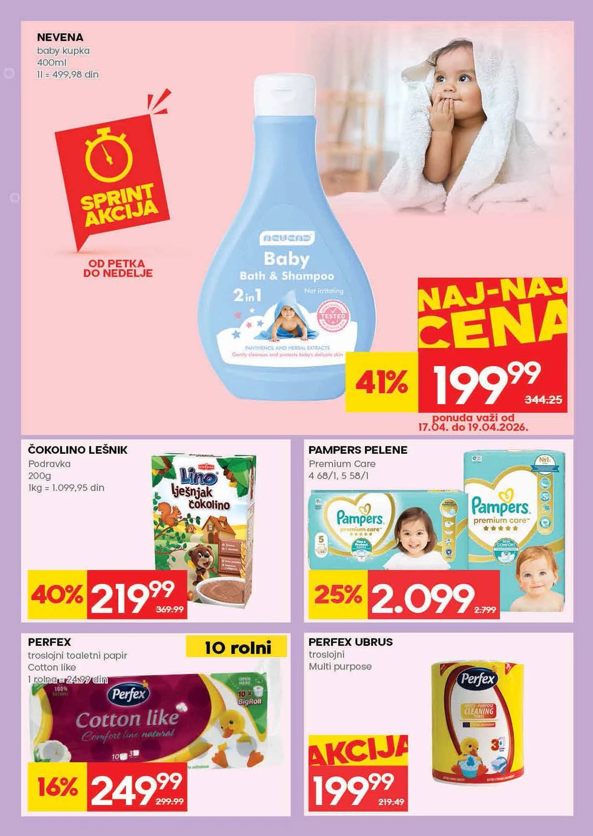 RODA katalog sniženja do 22 aprila 2026. – strana 29 RODA akcija do 22 aprila 2026. strana 29 higijena Srbija