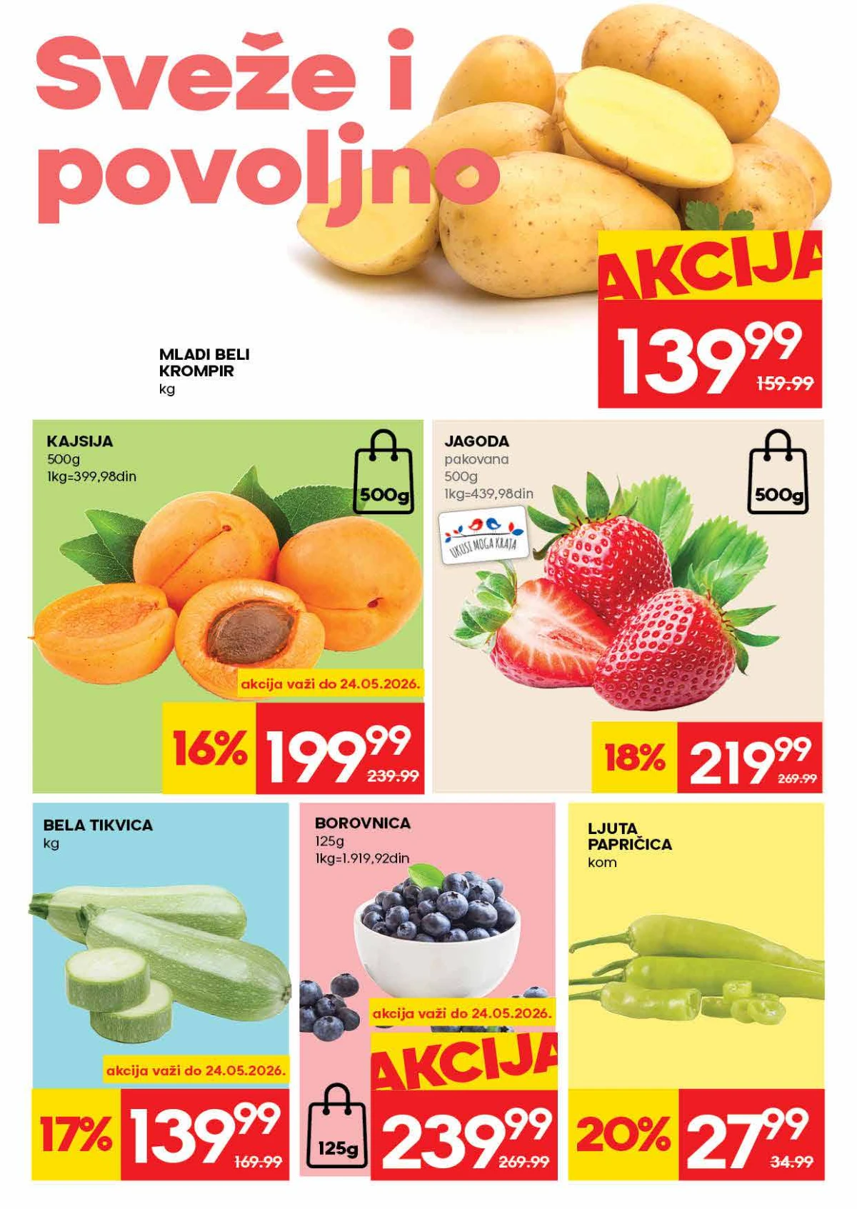 RODA katalog sniženja do 27.05.2026. – strana 2 RODA nedeljni katalog akcija do 27.05.2026. strana 2 prehrambeni proizvodi Srbija