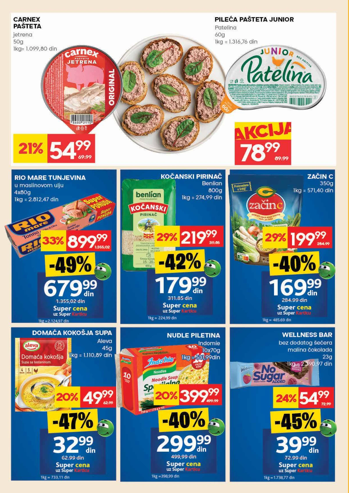 RODA katalog sniženja do 27.05.2026. – strana 18 RODA nedeljni katalog akcija do 27.05.2026. strana 18 prehrambeni proizvodi Srbija