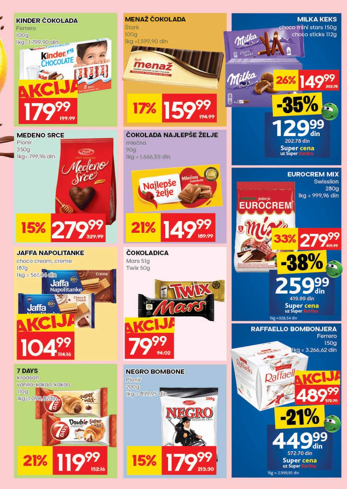 RODA katalog sniženja do 27.05.2026. – strana 21 RODA katalog akcija do 27.05.2026. strana 21 piće i osnovne namirnice Srbija