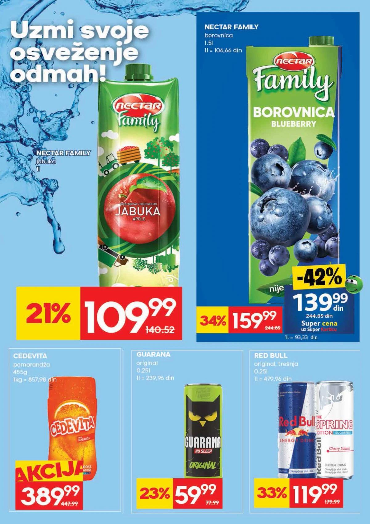 RODA katalog sniženja do 27.05.2026. – strana 25 RODA nedeljni katalog akcija do 27.05.2026. strana 25 prehrana i piće Srbija