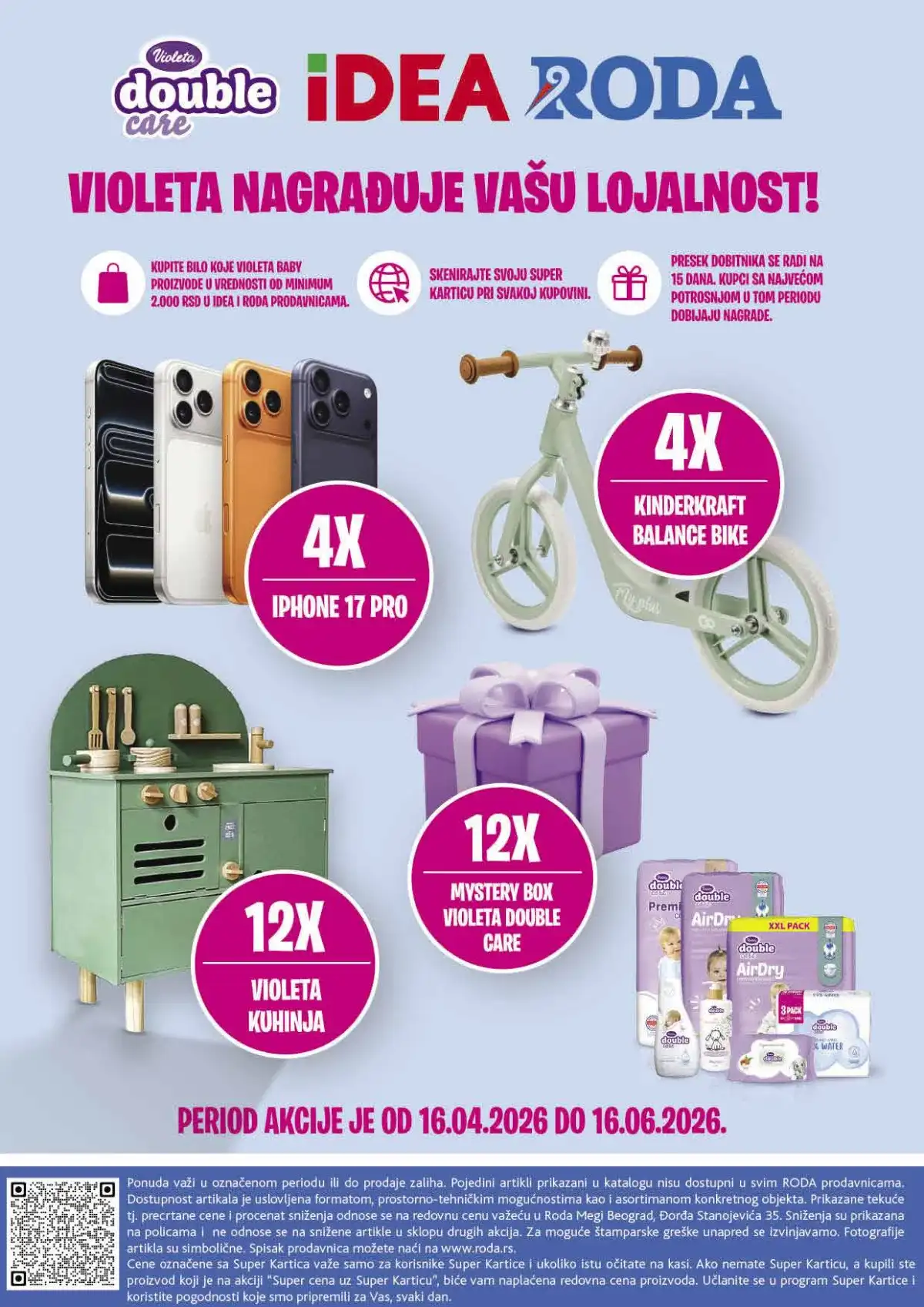 RODA katalog sniženja do 29. aprila 2026. – strana 32 RODA nedeljni katalog akcija do 29. aprila 2026. strana 32 kompletna ponuda Srbija