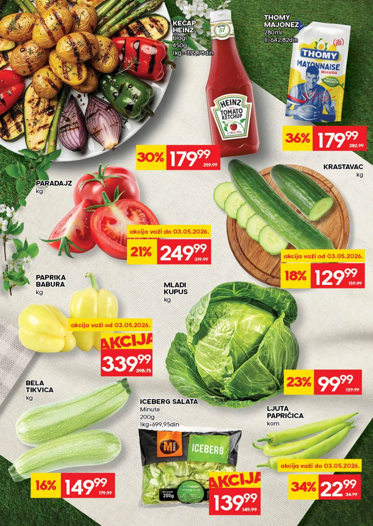 RODA katalog akcija do 06. maja 2026. strana 5 piće i osnovne namirnice Srbija