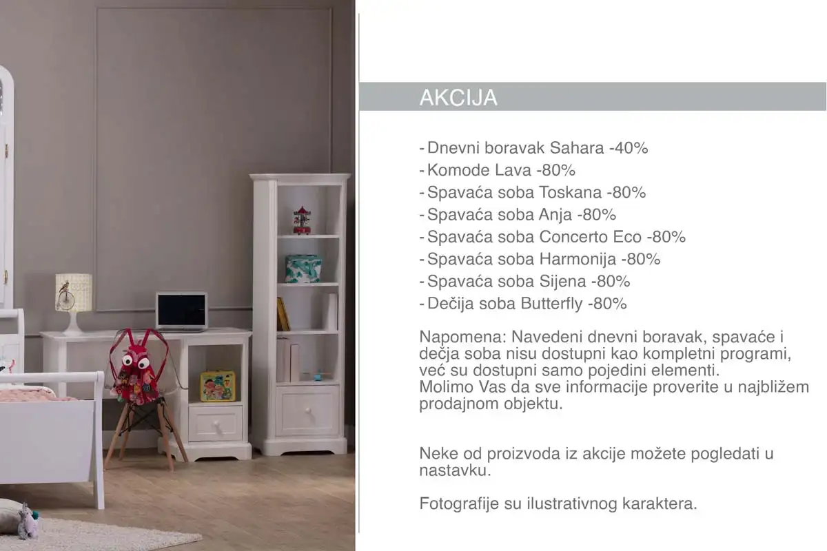 SIMPO rasprodaja do 80% strana 3 – ponude do 30.04.2026 SIMPO rasprodaja do 80% katalog strana 3 Srbija 2026 namještaj