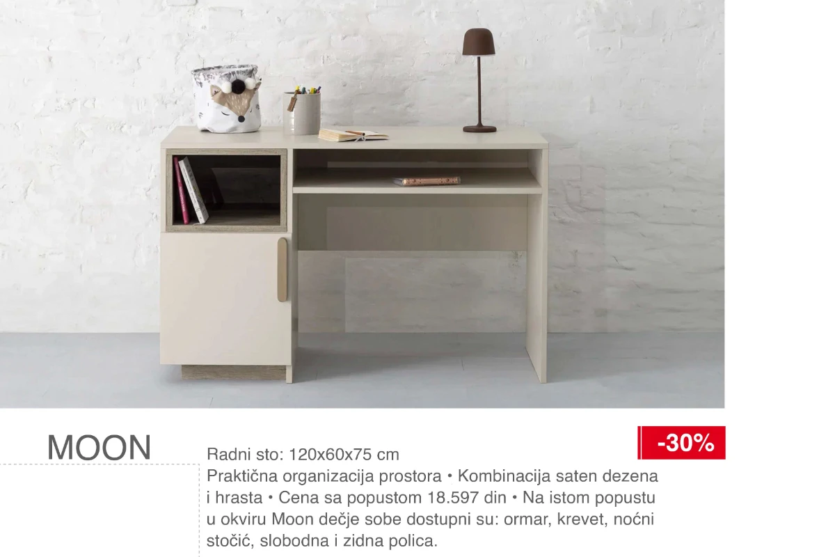 SIMPO Moon radni sto popust 30% katalog maj 2026 strana 8