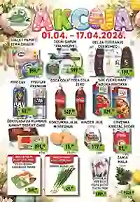 Sinagoga akcija do 35% katalog sniženja prehrana piće proizvodi za domaćinstvo do 17.04.2026