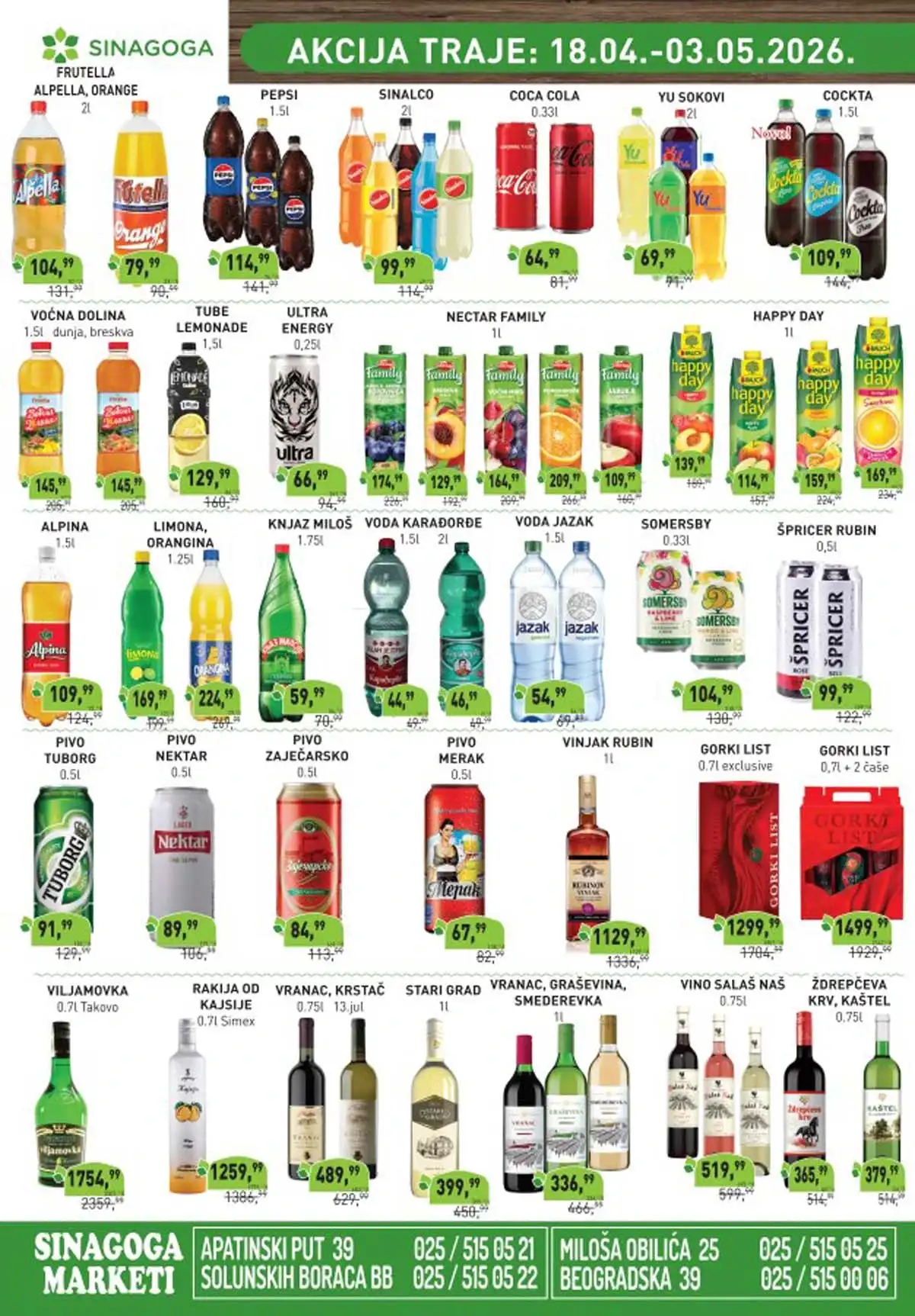 Sinagoga katalog popusti do 35% proizvodi za domaćinstvo i svakodnevnu kupovinu