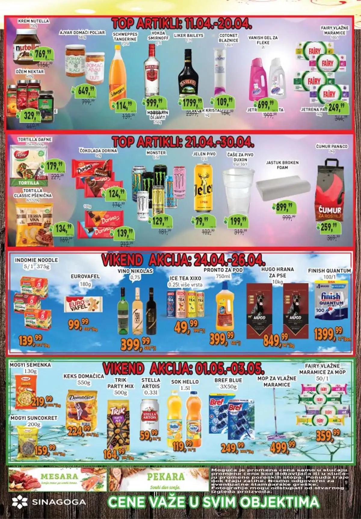 Sinagoga katalog akcija do 35% kompletna ponuda i sniženja do 03.05.2026