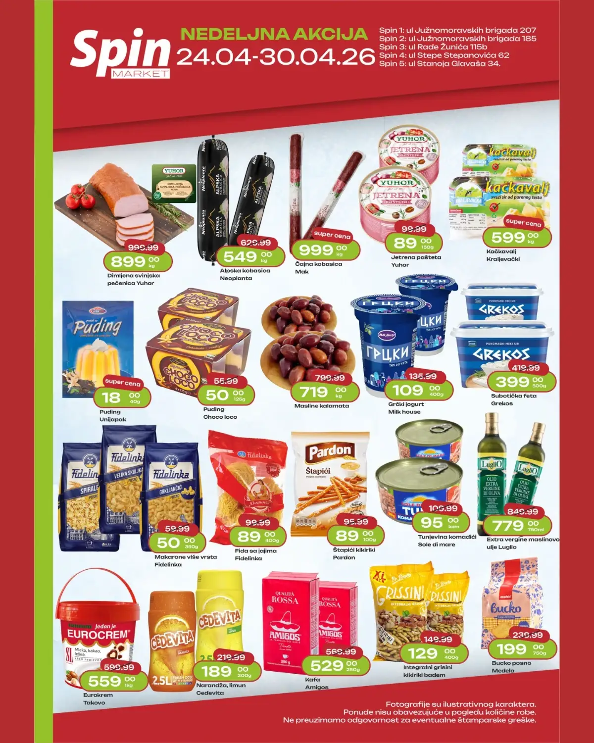 Spin marketi akcija sniženja do 30.04.2026