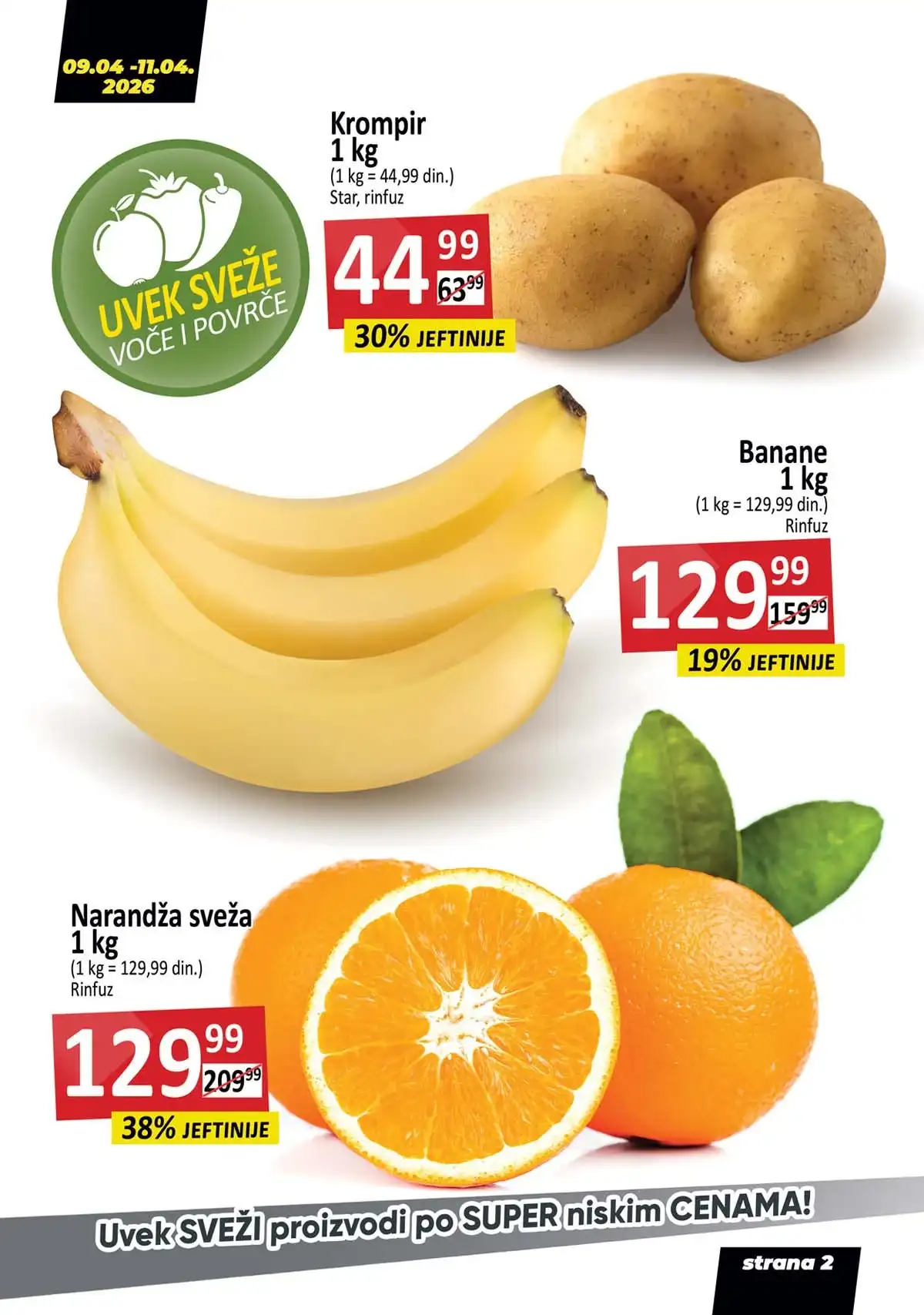 Stokomak katalog – pića i namirnice na akciji do 11.04.2026 Stokomak akcija do 38% – pića, sokovi i osnovne namirnice na sniženju do 11.04.2026