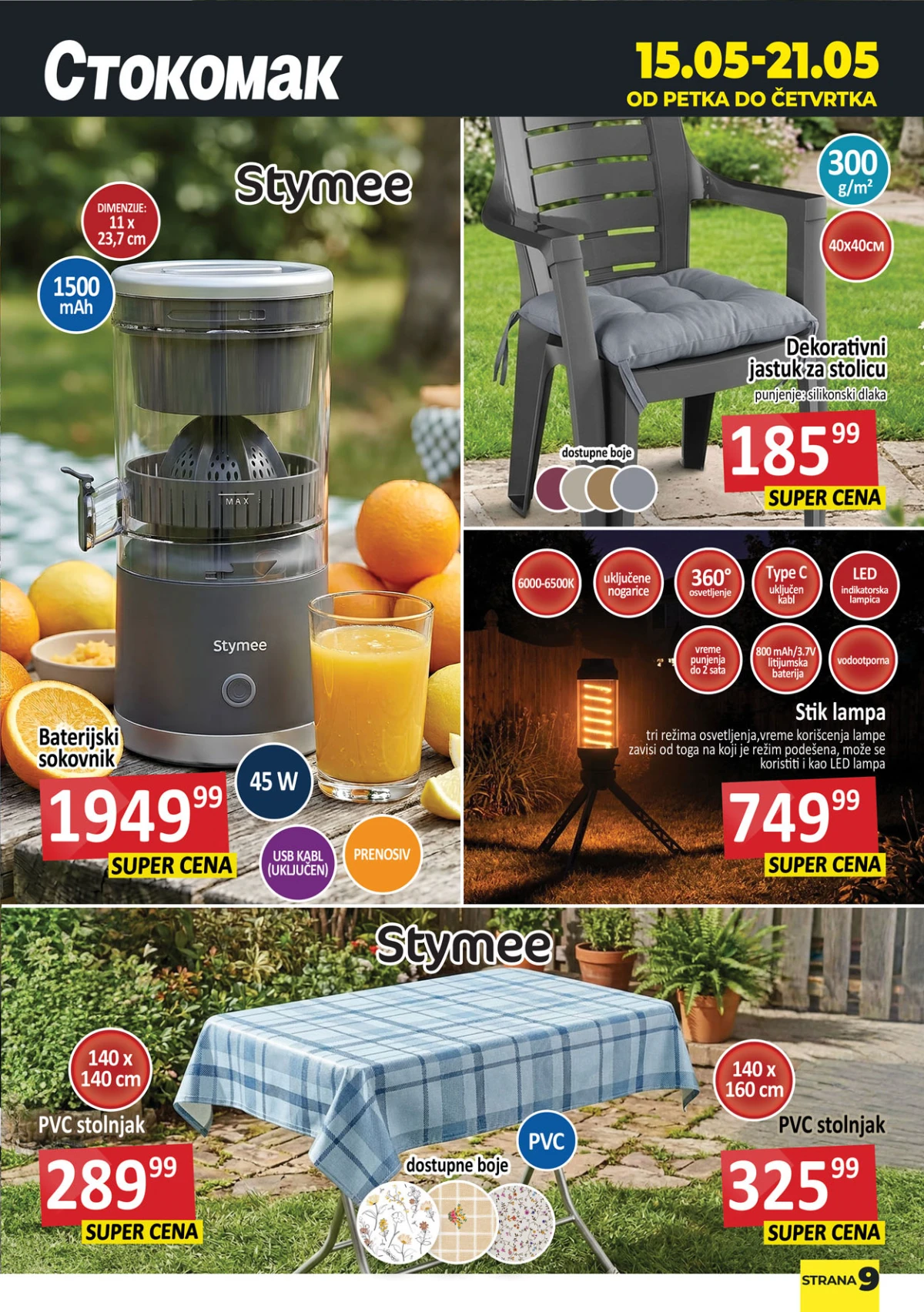 Stokomak piknik set i torba za hlađenje – akcija do 21.05.2026