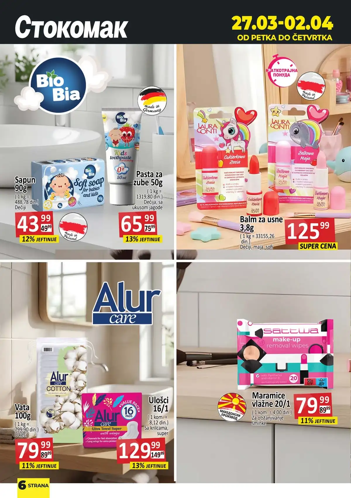 Stokomak slatkiši sniženje – katalog akcija Stokomak akcija slatkiši i grickalice – čokolade, keksi i snack proizvodi na sniženju