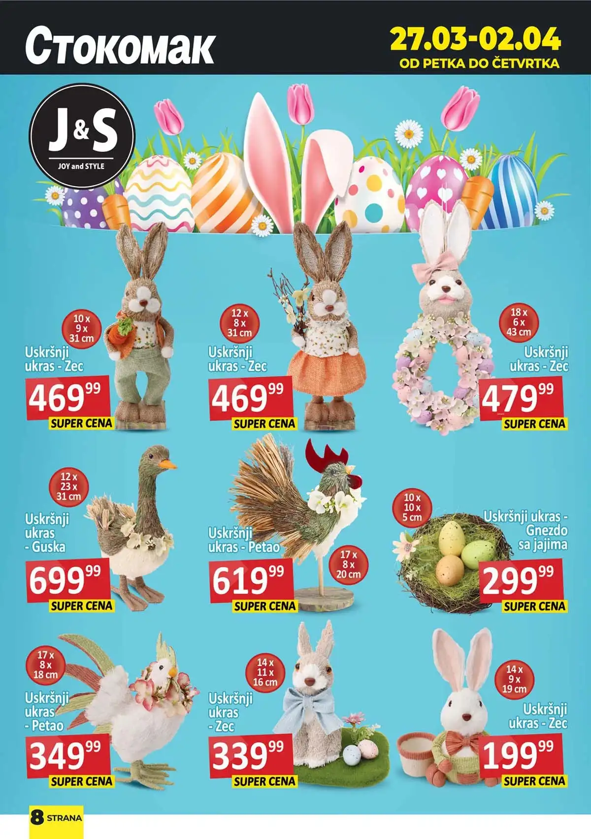 Stokomak voće i povrće sniženje – katalog akcija Stokomak akcija voće i povrće – sveže namirnice po akcijskim cenama do 02. aprila 2026