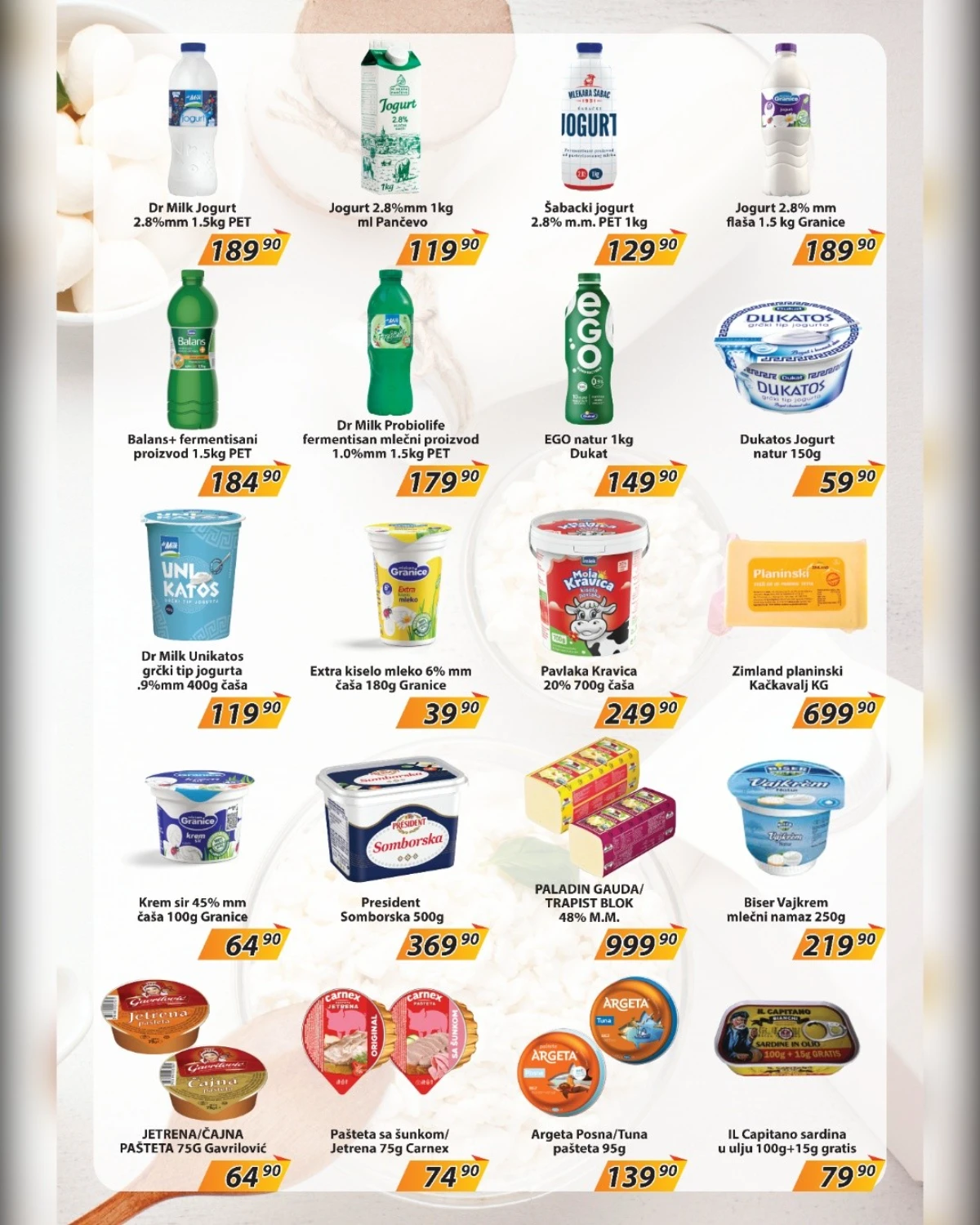 Šumadija Market katalog 01–31.05.2026 strana 2 sniženja prehrana i meso