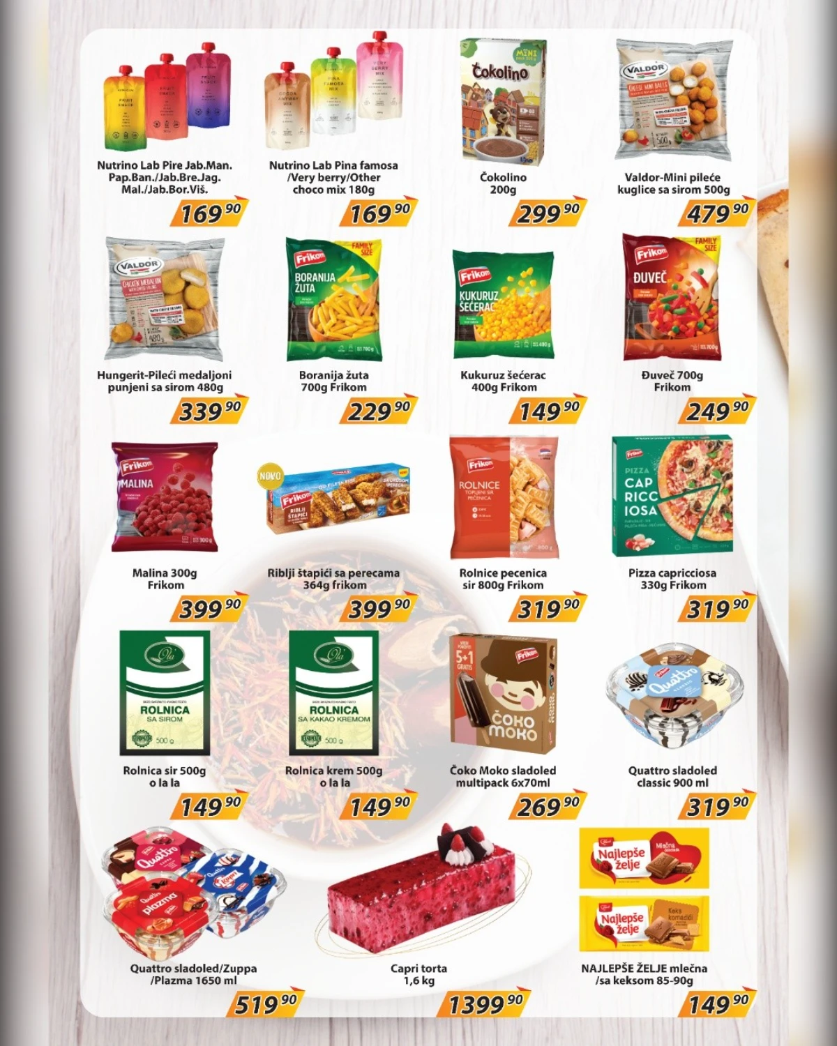 Šumadija Market katalog 01–31.05.2026 strana 4 sniženja slatkiši i grickalice