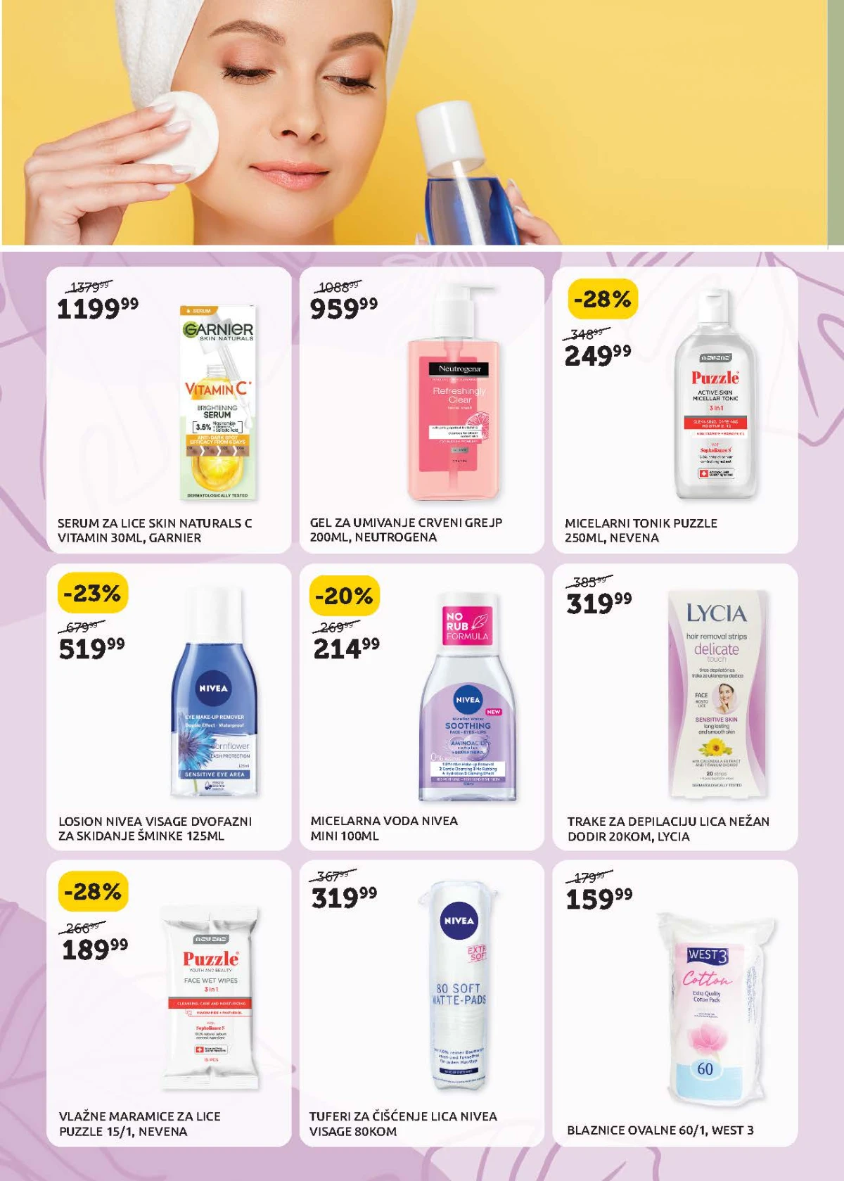Super Vero nega lica i skidanje šminke – Garnier, Nivea i Neutrogena