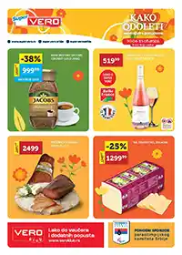 Super Vero katalog maj 2026 – kafa -38%, sir Trapist -25% i meso na sniženju