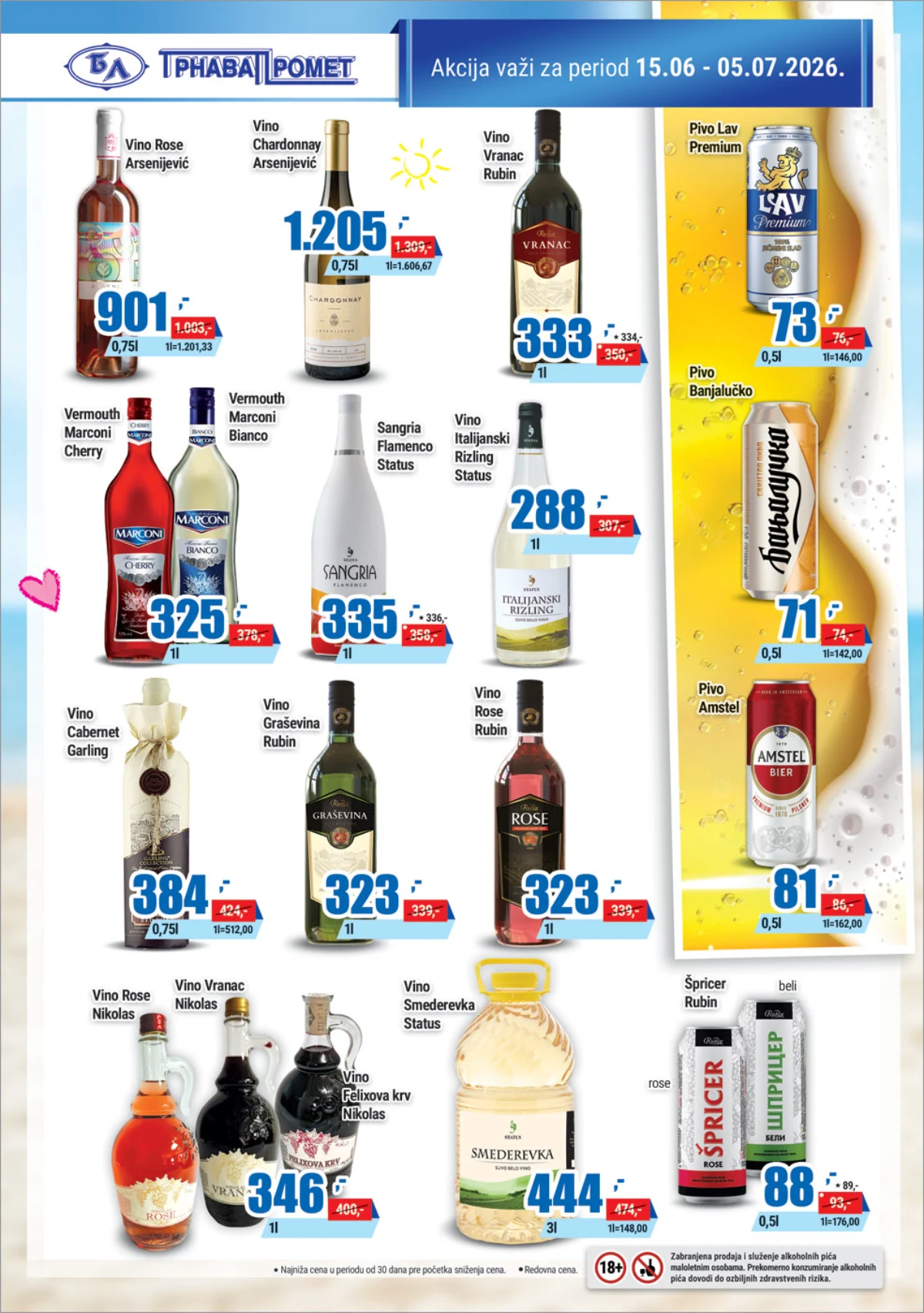 Snizenja trnava marketi popusti i niske cene Trnava trgovina Akcija snizenja