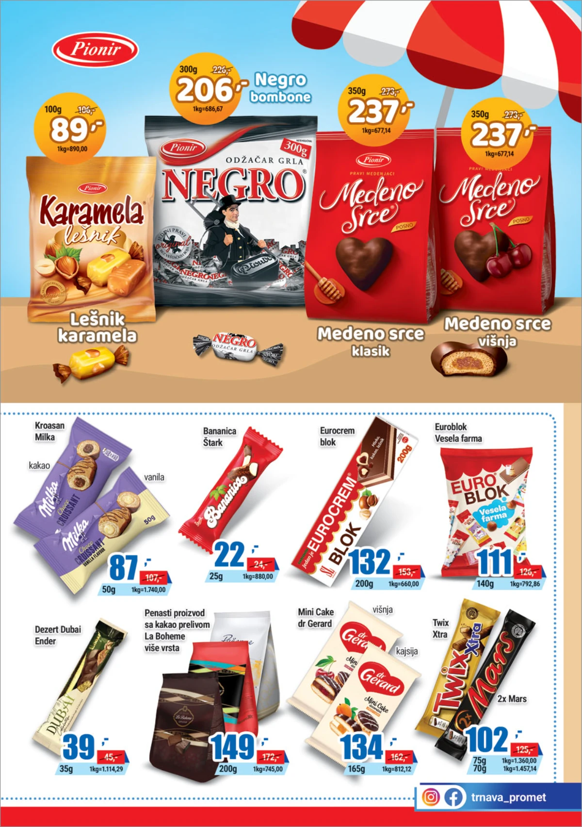 Snizenja trnava marketi popusti i niske cene Trnava trgovina Akcija snizenja