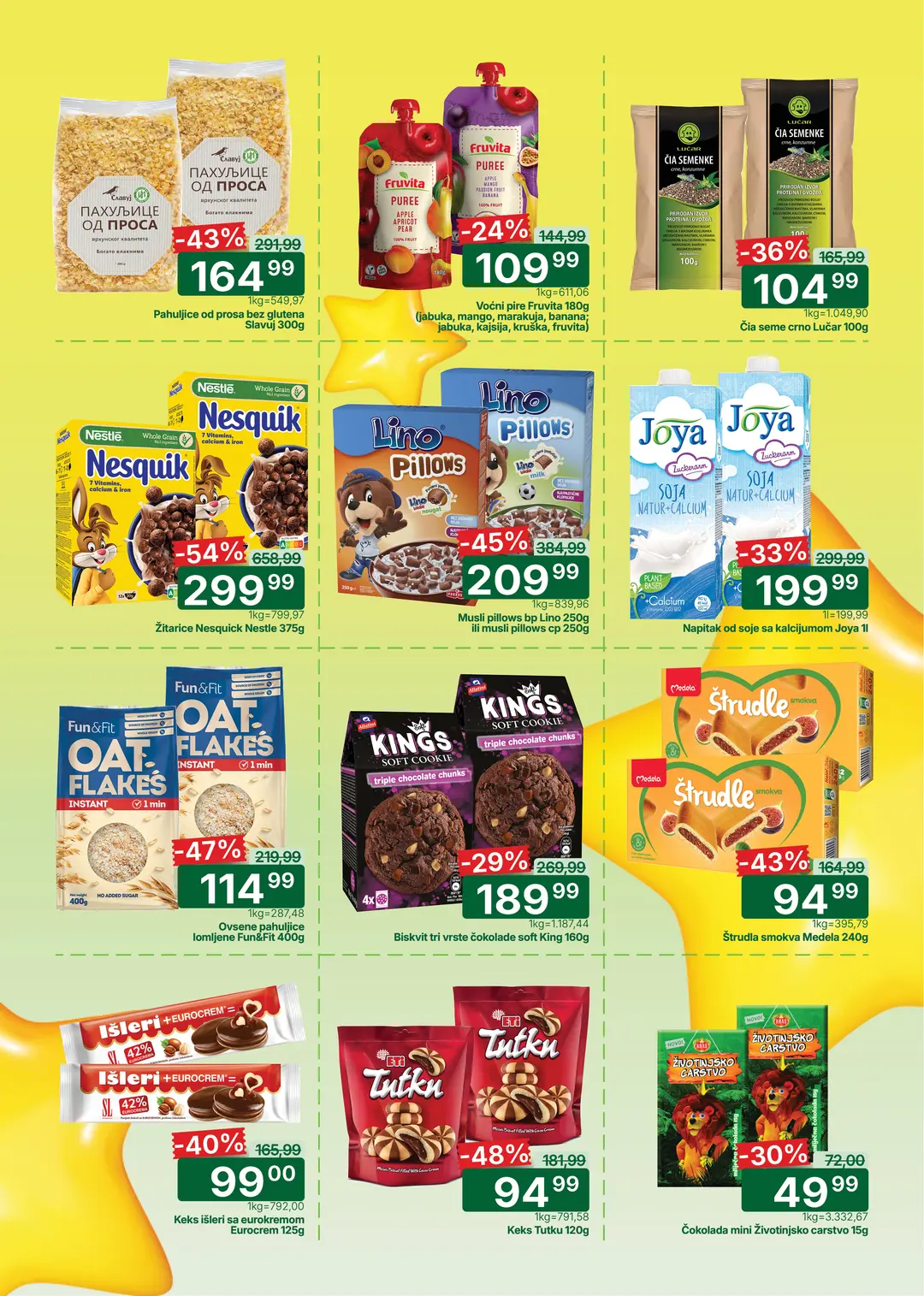 Univerexport katalog žitarice ovsene pahuljice i slatkiši strana 7