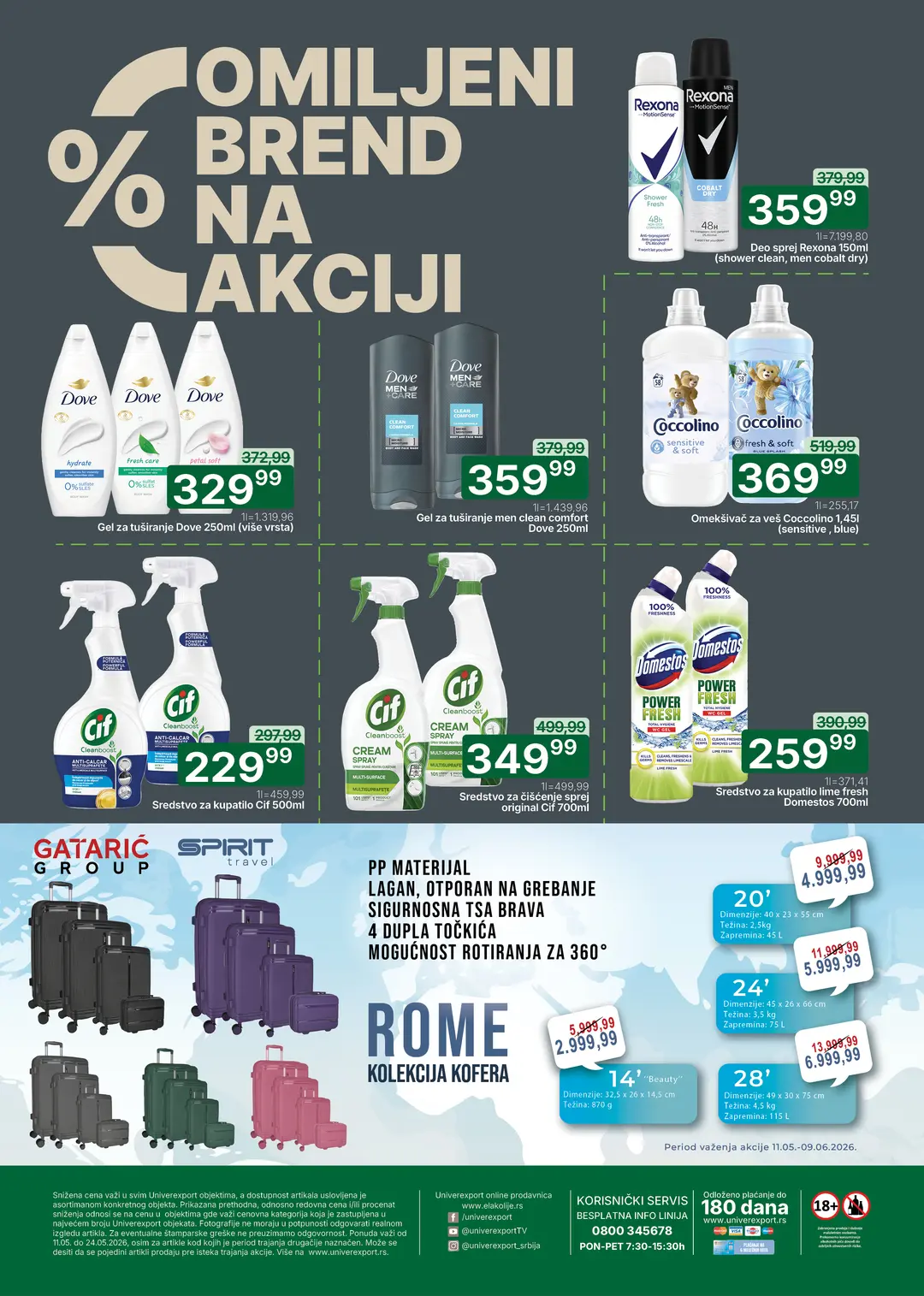 Univerexport akcija – novi katalog velikih sniženja do 24.05.2026