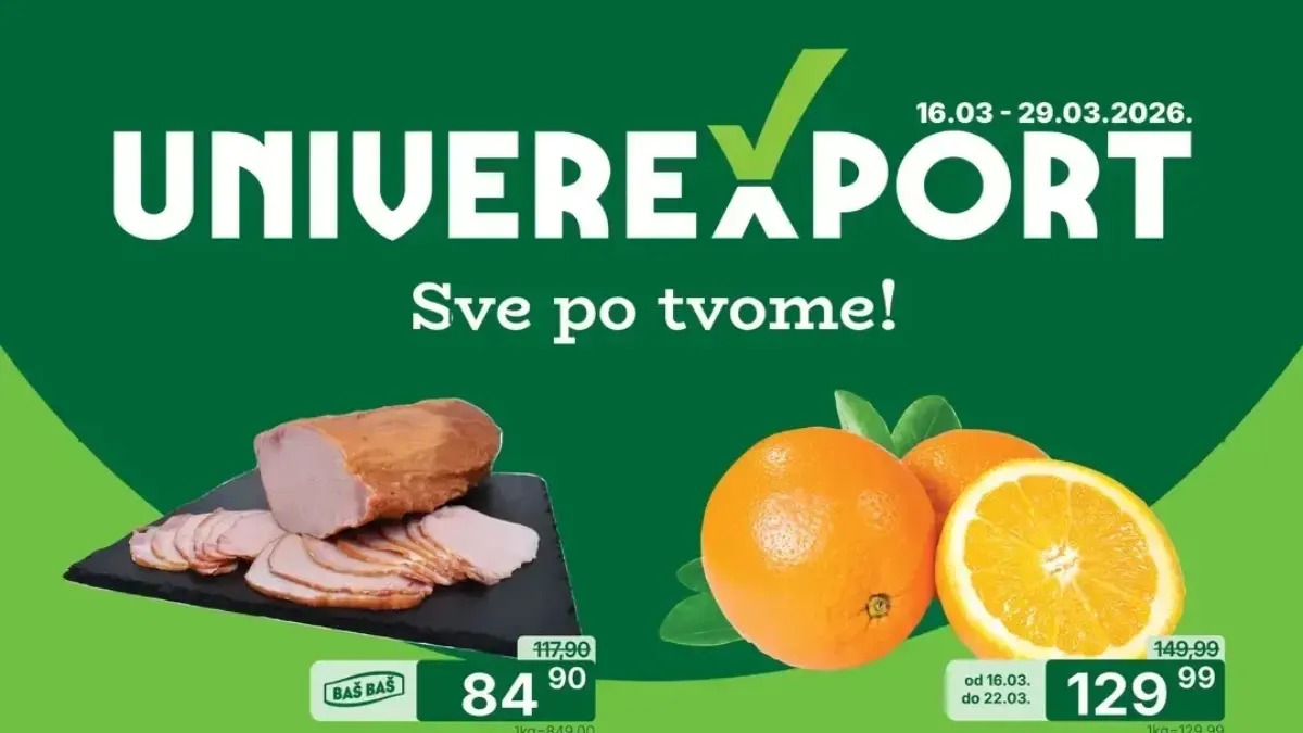 Univerexport akcija – Katalog sniženja do 29.03.2026 Srbija