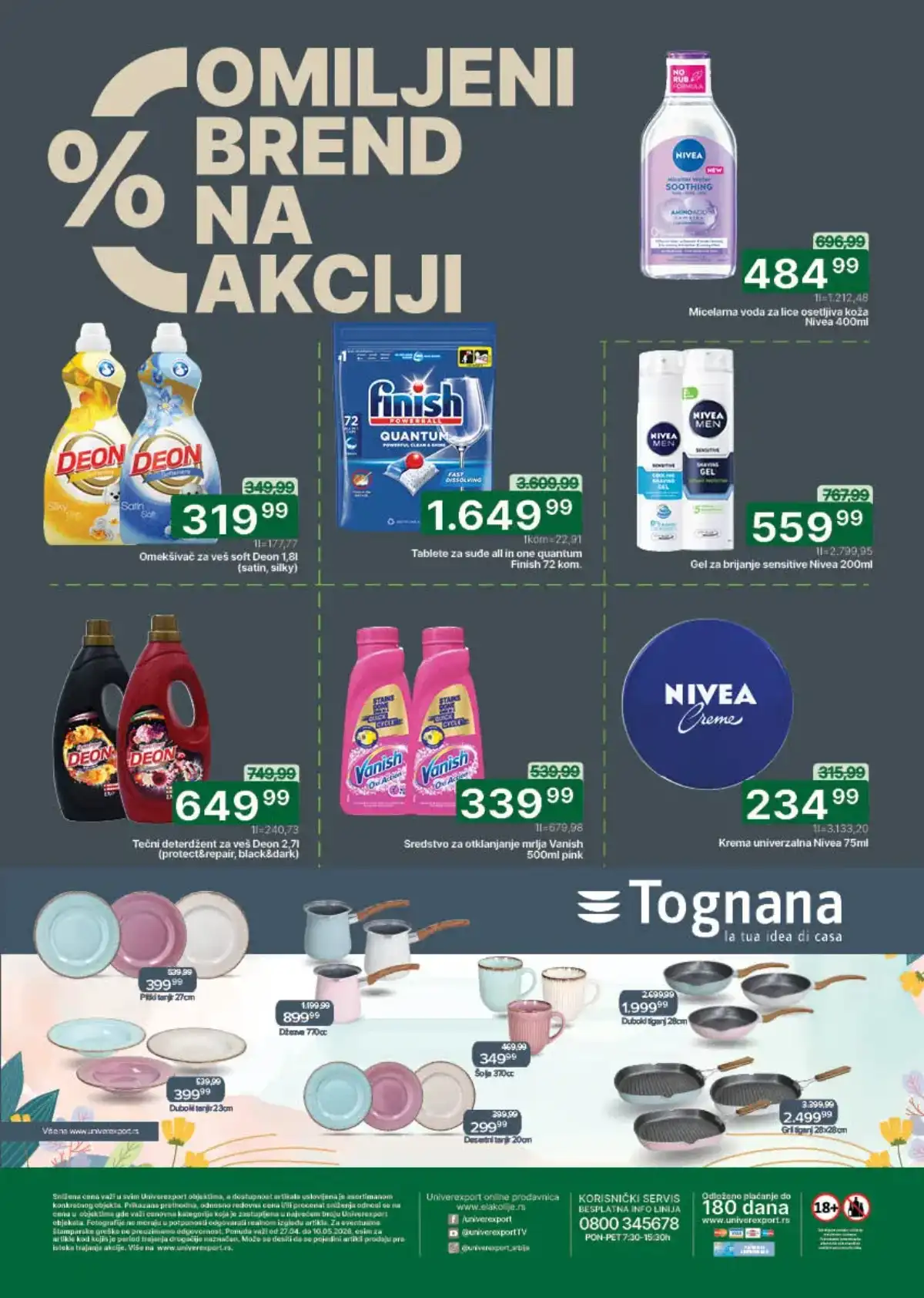 Univerexport akcija – novi katalog velikih sniženja do 10.05.2026