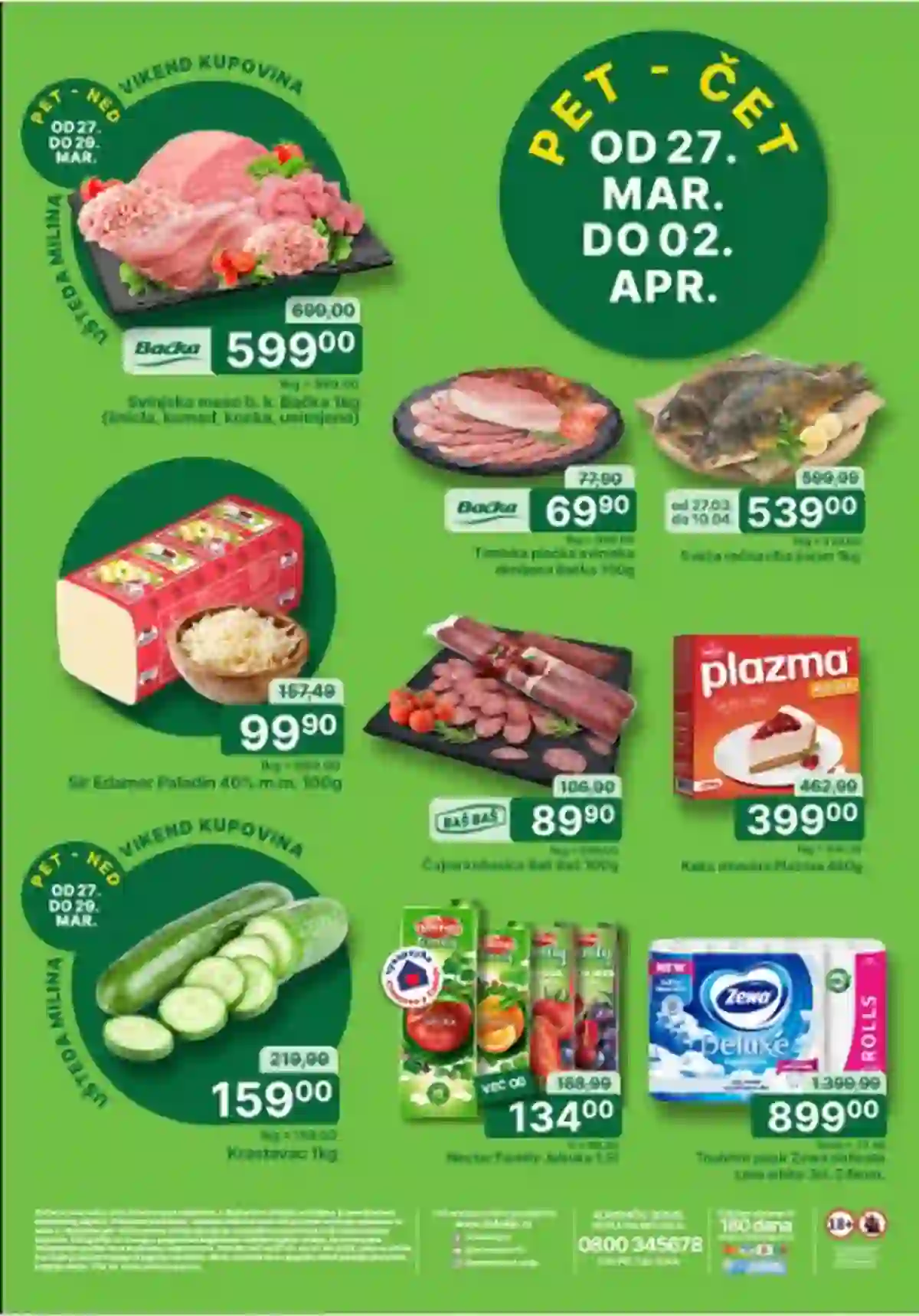 Univerexport nedeljna akcija sniženja mart 2026 Srbija