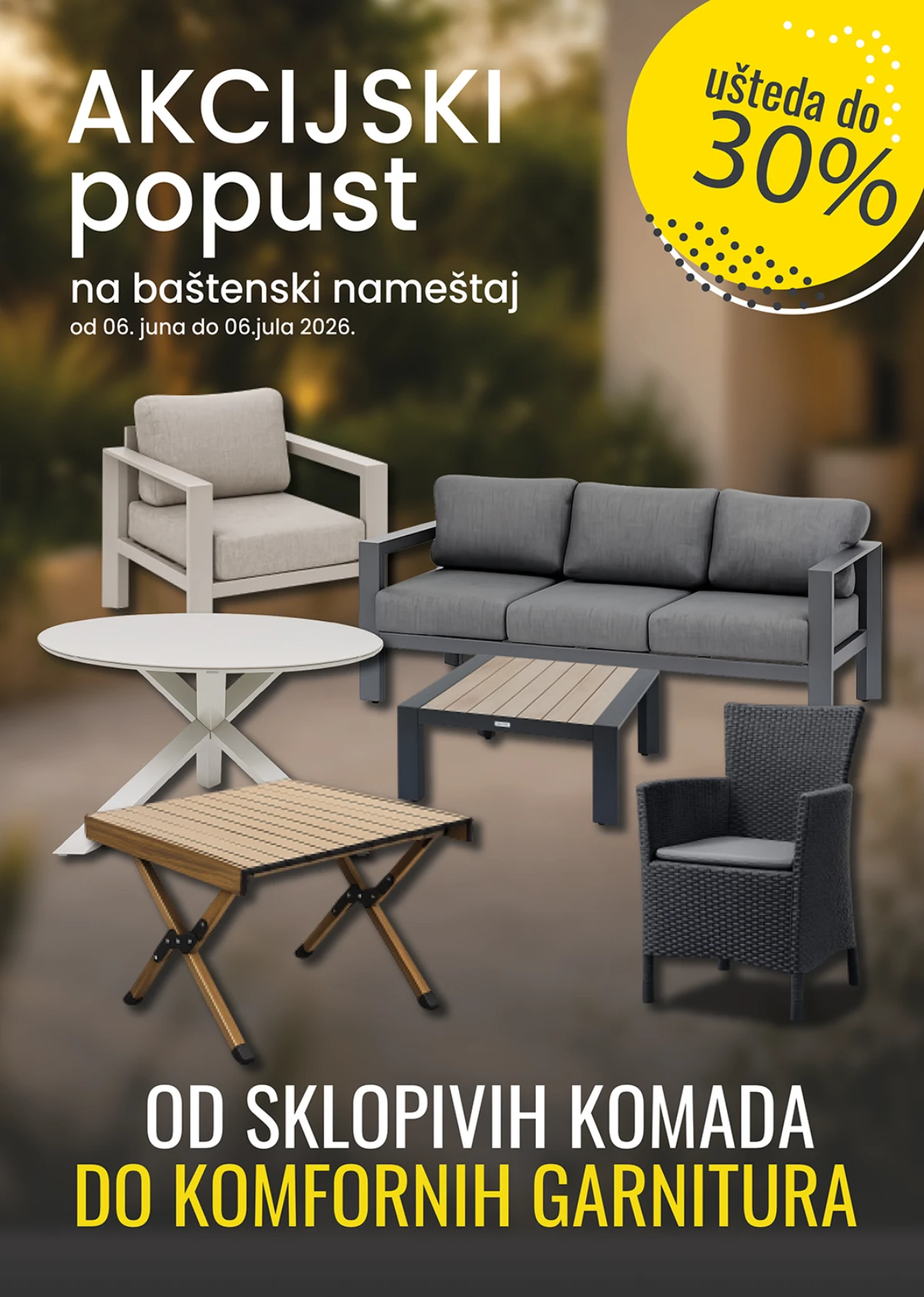 Uradi Sam akcija na baštenski nameštaj jun 2026 strana 7