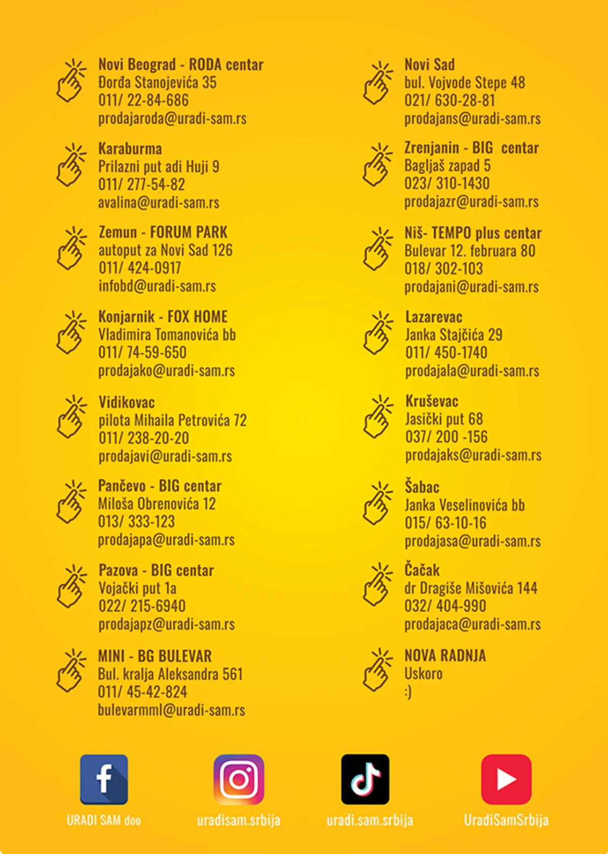 Uradi Sam katalog maj 2026 oprema za dom i baštu po akcijskim cenama strana 9