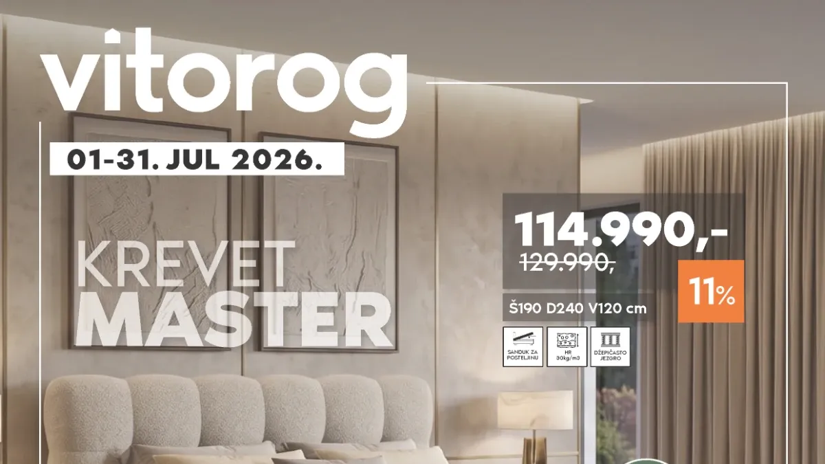 Vitorog katalog – HIT cene i premium nameštaj do 31.07.2026. godine