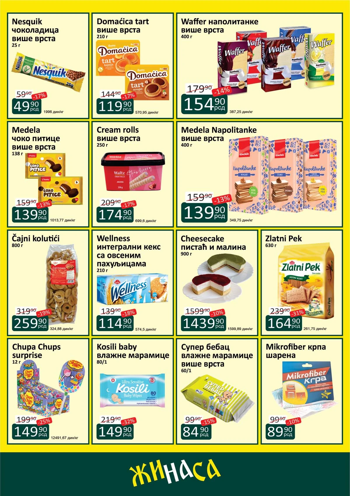 Snizenja Zinasa marketi popusti i niske cene Katalog ŽINASA sniženja