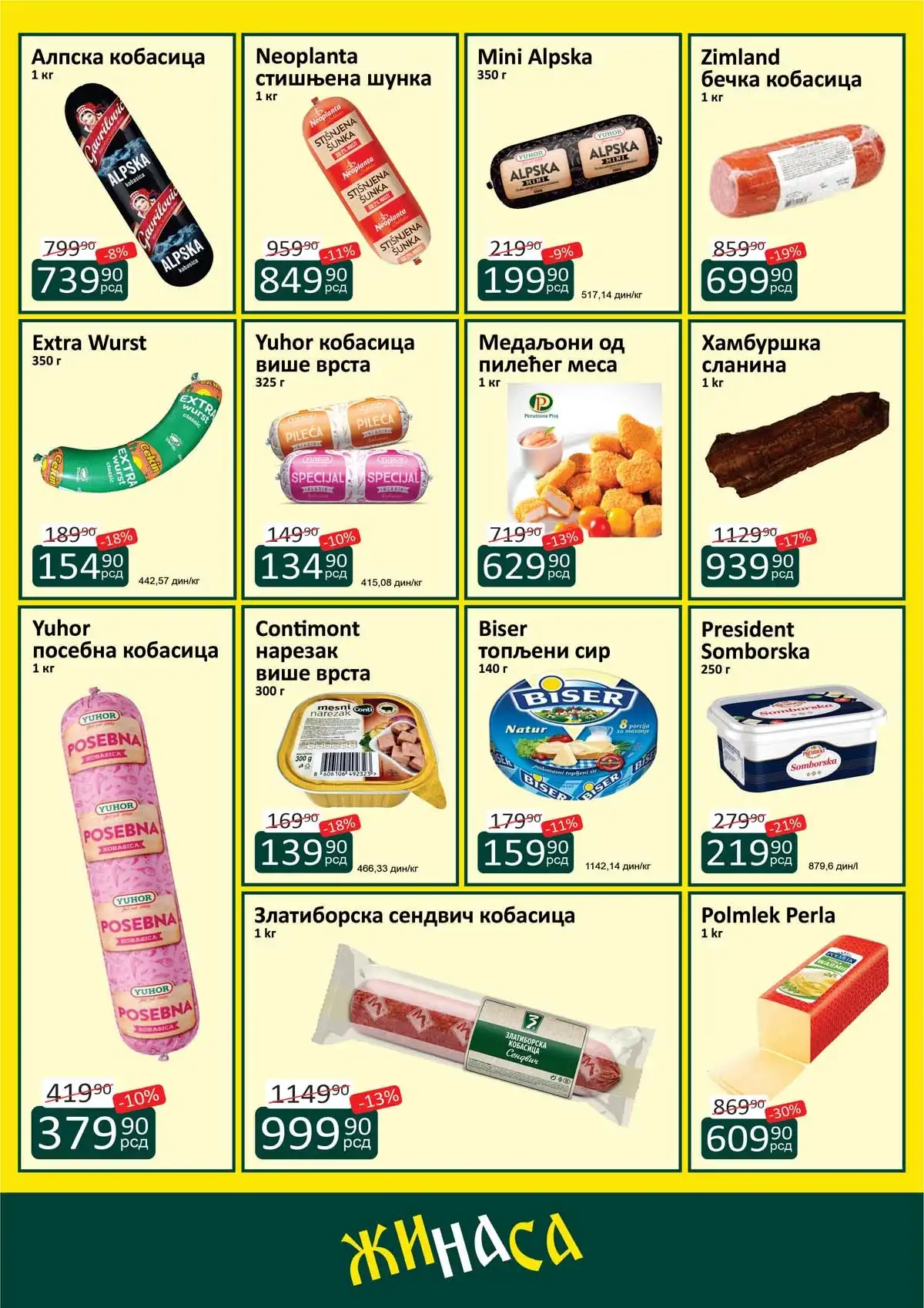 Snizenja Zinasa marketi popusti i niske cene Katalog ŽINASA sniženja