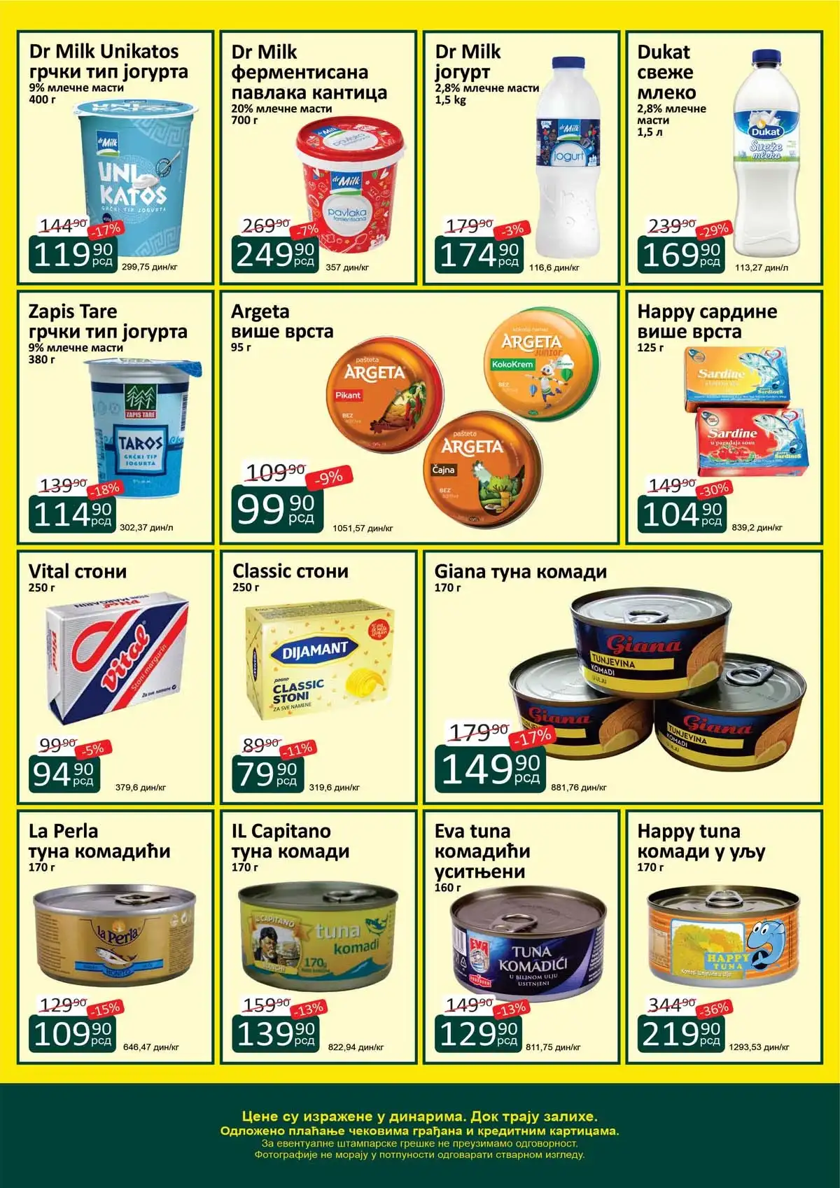 Snizenja Zinasa marketi popusti i niske cene Katalog ŽINASA sniženja