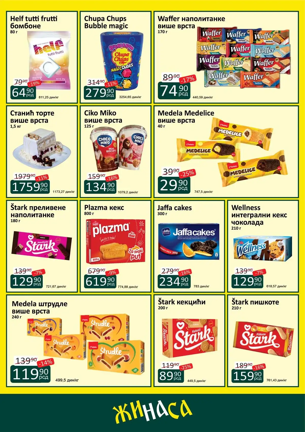 Snizenja Zinasa marketi popusti i niske cene Katalog ŽINASA sniženja