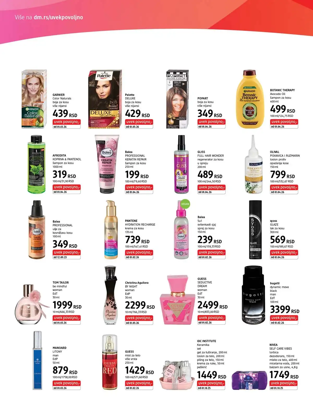 DM drogerie katalog – proizvodi za lepotu i higijenu na akciji