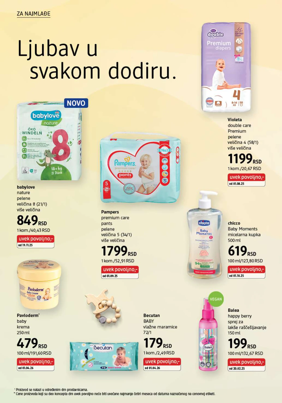dm katalog akcija Srbija popusti na kozmetiku i negu do 31. maja 2026. – strana 32