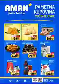 Aman nedeljna akcija – Pametna kupovina počinje ovde uz sniženja do 36% do 26.03.2026