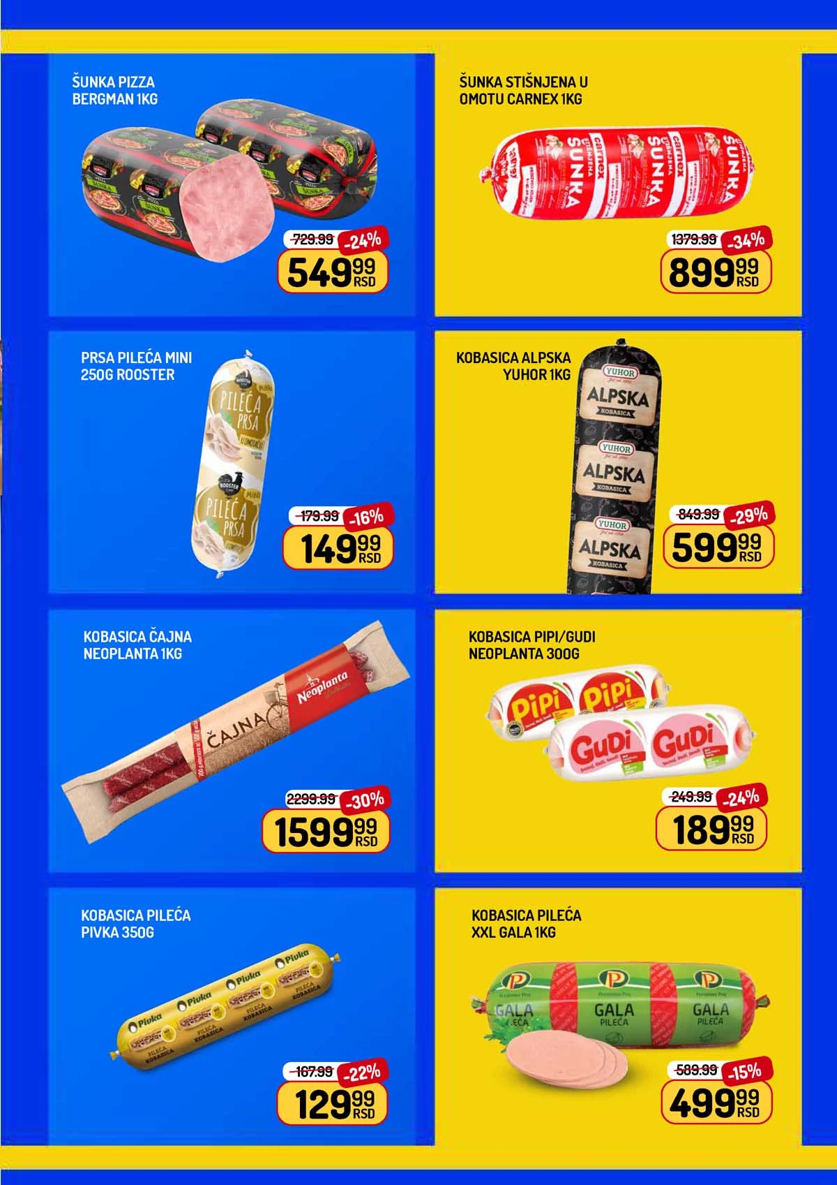 Aman nedeljna akcija katalog strana 3 – prehrana i piće na akciji do 26.03.2026