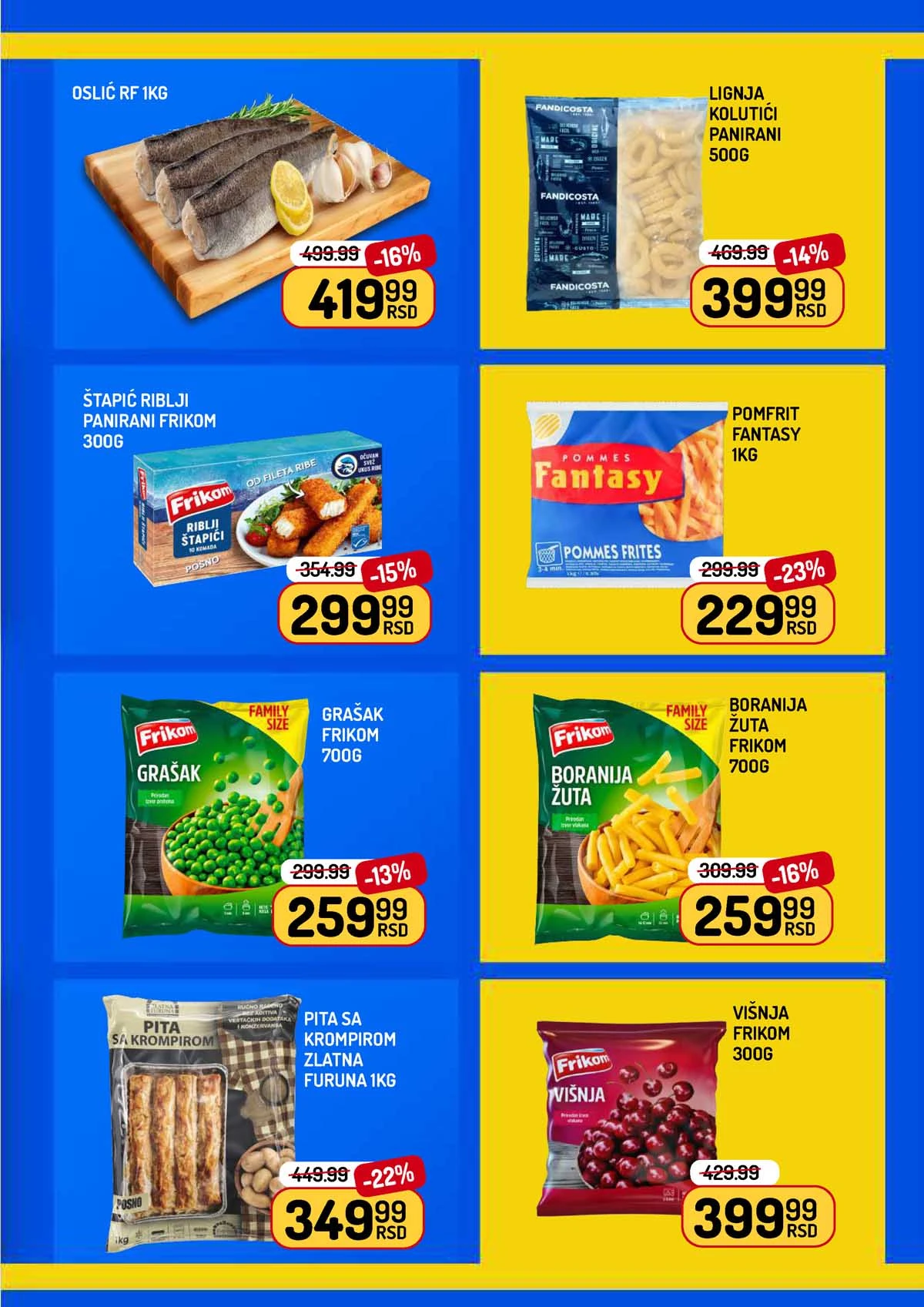 Aman nedeljna akcija katalog strana 5 – voće i povrće po akcijskim cenama do 26.03.2026