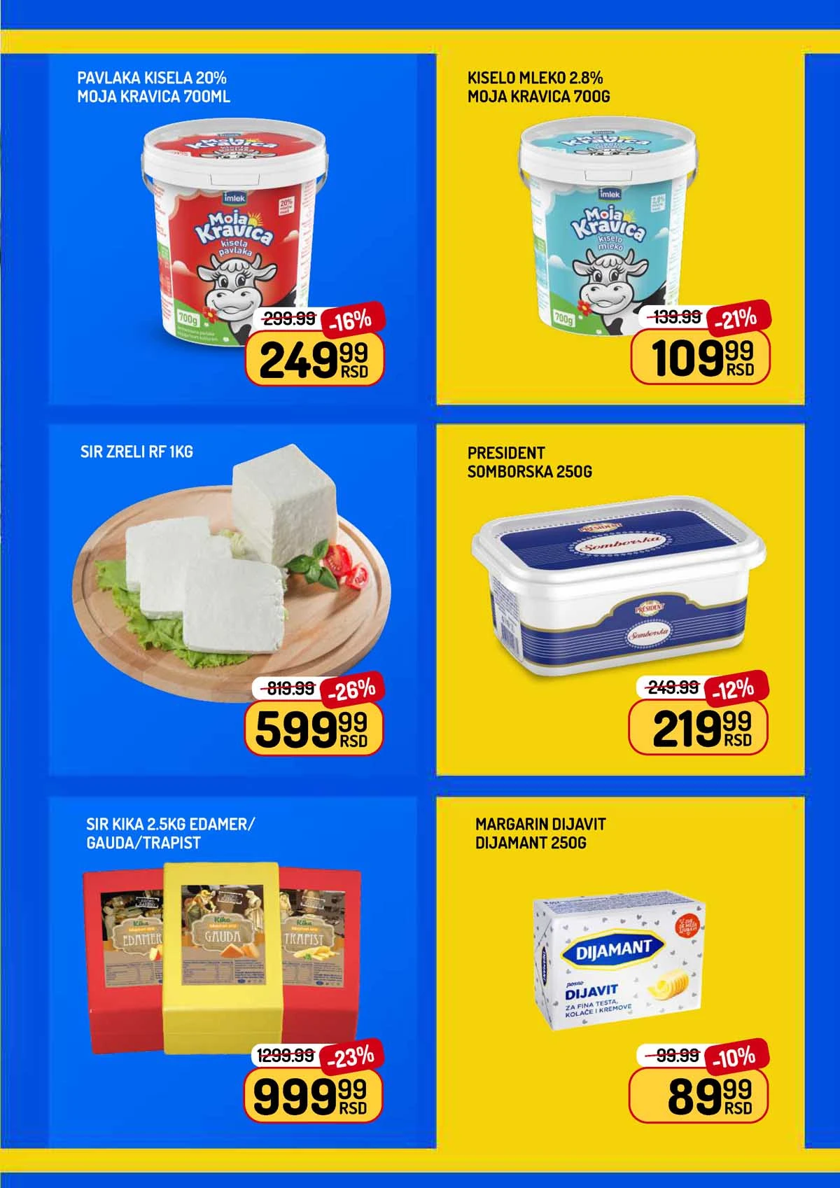 Aman nedeljna akcija katalog strana 7 – prehrambeni i kućni proizvodi na akciji do 26.03.2026